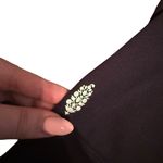 Free People  Movement Size M Run In The Sun Crop Tee Solid Black Frayed Hem‎ Yoga Photo 3