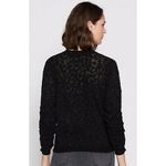 Joie Itana Black Leopard Sweater Photo 1