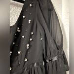 NWOT Pearl by Georgina Chapman Baby Doll Dress Black Size 2 Photo 2