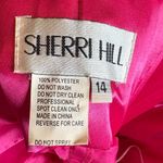 Sherri Hill bright pink embellished strapless formal dress Photo 4