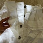 ZARA White Paper bag Skort Photo 1