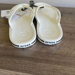 Crocs Unisex Crocband Flip White Sandal Size 9 or 7 #B34105 Photo 3