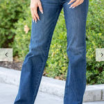 Judy Blue  Hear Me‎ Out Mid Rise Tummy Control Top Straight Leg Jeans 5/27 Photo 0