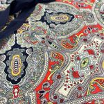 Theory  Marseille Premont Paisley Tieback 100% Silk Tunic Photo 15