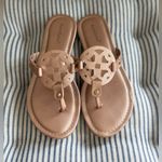Pierre Dumas Rose Gold Studded Slides Sandals Sz 7 Photo 0