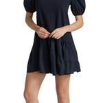 Cinq à Sept Cinq A Sept Caitlin Puff-Sleeve Mini Dress Navy Photo 2