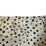 Ann Taylor LOFT Petites Sleeveless Top Size MP Light Yellow Black Gray Splotches Photo 5