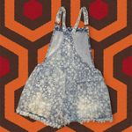 MINKPINK NWT  x M|PD Paisley Distressed Fray Rodeo Mini Overalls Photo 3