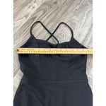 City Triangles Crepe Scoop Neck Sheath Dress with Crystal Fringe Size 0 Juniors Black Photo 4