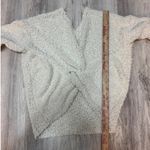 Lulus  Cream Knit Sweater Womens Medium Long‎ Sleeve V Neck Twist Back Photo 5