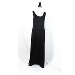 Hot Gal Black Maxi Dress with Side Slits – Size 1X, 2010s Style Photo 2