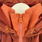 FP Free People Movement Start Me Up Hoodie Cropped Jacket Rust Orange M Brown Size M Photo 3