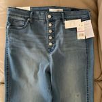 Ella Moss Crystal Super High Waist Skinny Cropped Jeans Photo 4