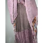 Vintage Silk Butterfly Fairy Princess Floral Top/Mini Dress Purple Size M Photo 9