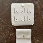 Truffle Privacy Travel Calk White Leather Jewelry Case Photo 6