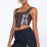 Princess Polly MOTEL SHENY MINI SKIRT BLACK size xs Photo 2