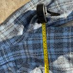 Vintage Tan Jay Women’s Blazer Jacket Size 10 Blue Plaid Wool Blend USA Made Photo 3