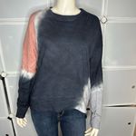 Anthropologie Sundry Terry Oversize Sweatshirt in Terracotta & Charcoal Size 1/S Photo 1