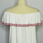 J.Crew Rose Off The Shoulder Embroidered Top XXL Photo 4