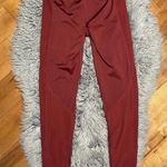 Free People FP Movement by Red Wine Full Yoga Athletic Leggings Mesh Sz Small Photo 4