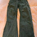 LIONESS Women’s  Green Flare Cargo Jeans size XS Photo 0