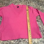 GapBody Ribbed V Neck Long Sleeve Top & Jogger Pants Set Pink Medium Photo 3