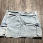 Refuge Light Blue Mini Skirt Photo 5