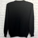 Vintage Donagain Sequin Silk Sweater M Long Sleeve Rabbit Hair Blingy Sparkle Black Size M Photo 4