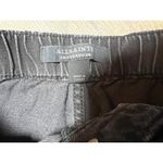 ALLSAINTS Mila Jean Cargo Pants Black Denim Jogger Womens Size 6 Millitary Chore Photo 2