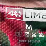 40 LIME Pleated Tennis Skort Medium multicolor with ball pockets  14” length Photo 4