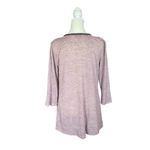 Juicy Couture Black Rhinestone V-Neck Purple Cold Shoulder Cutout Top Sz Medium Photo 3