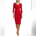 Chiara Boni  La Petite Robe Red Charisse Sheath Midi Dress Size 38 / Small Photo 2