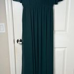 Show Me Your Mumu  Emily Empire Maxi‎ Dress in Emerald Chiffon Size Medium NWT Photo 2