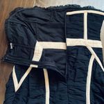 ASOS Vintage Black & Ivory Sexy Ruche Bodycon Strapless Cocktail Dress Size 4 Photo 7