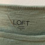 Loft Outlet cold shoulder short sleeve tee, green, size medium Photo 2