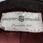 Vintage 1960s Brown Faux Fur Coat Open Front Formal Union Made Size Medium Photo 8