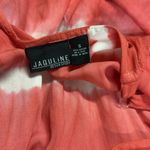 Tie Dye Pink White Boho Asymmetrical Tunic Handkerchief Hem Coverup Womens Small Photo 7