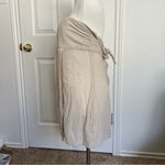 Free People  Boogie Down Mini Dress Cotton Linen Blend Fabric Photo 6