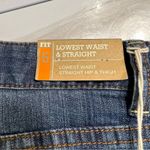 Vintage 2010 lowest waist straight boot cut jeans Blue Size undefined Photo 5