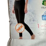 Fruit of the Loom Womens XXXL (22) Eversoft Waffle Thermal Bottoms Pant White Photo 7