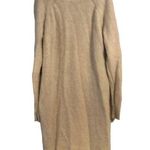 H&M neutral loose turtleneck womens sweater dress tunic Small S Photo 0