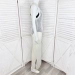 Almost Famous Almost Famous Sheer Crochet Open Back Beach Swim Cover Maxi Dress Cream Medium Photo 3