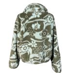 American Eagle  X-Small/Small Huggable Fleece Sherpa Jacket Full-Zip Floral Green Photo 4