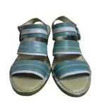 Fly London  Women’s EU 37 US 6.5-7 Leather‎ Wedge Sandals Leather Strappy Boho Photo 1