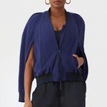 GSTQ Convertible Baseball Jacket Cape Size small In Midnight . Blue Photo 13