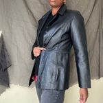 Worthington Black Leather Jacket Size Small Photo 2