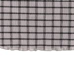 Madewell  Windowpane Plaid Crinkle Polo Crop Top XS New Photo 3