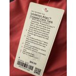 Lululemon  Align Cropped Cami Tank Light Support A/B Cup Glaze Pink GLZP Sz 4 New Photo 2