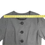Apt. 9  Blazer Womens 16 Gray Button Up Lined 3/4 Bell Sleeve Office Chic EUC Photo 12