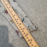 Coldwater Creek Vintage Y2K Cardigan Womens Medium Gray Floral Ribbed Grunge Photo 13